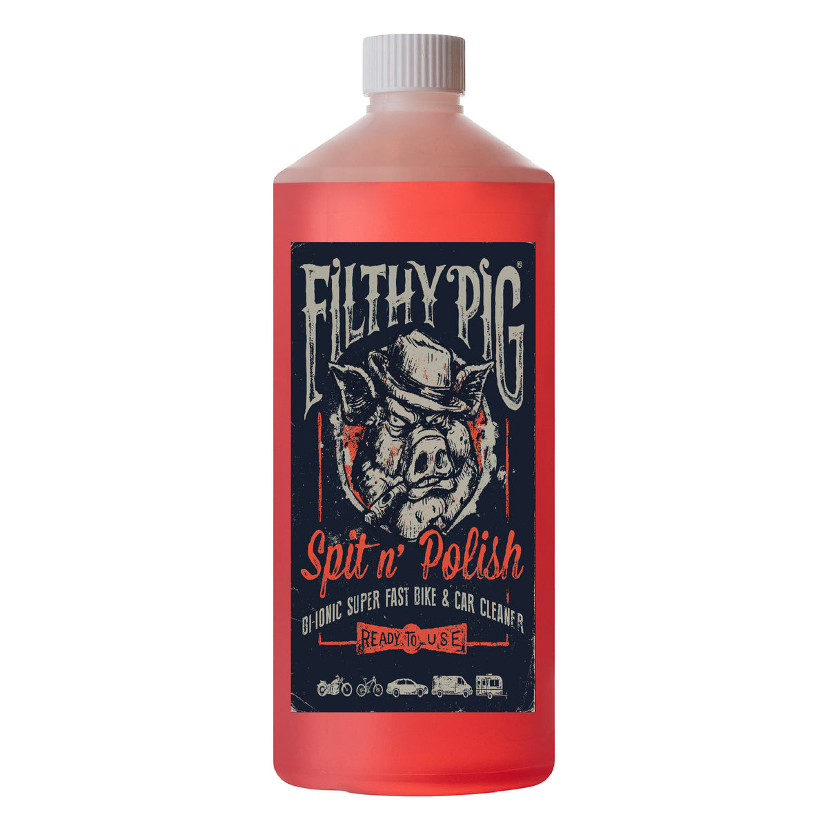 Filthy Pig Spit n Polish Dirt Remover - 1 Litre refill bottle 