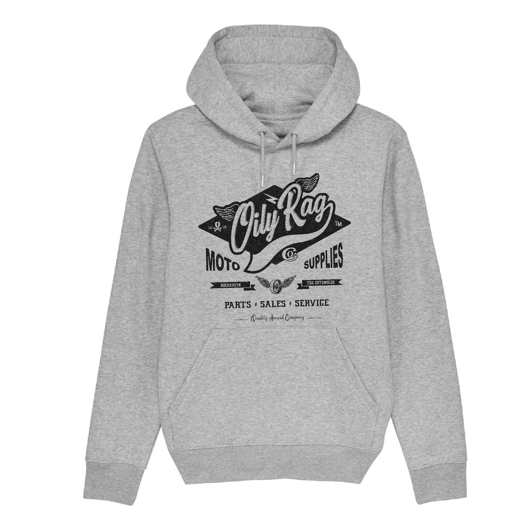 Oily Rag Co Rockhaven Pullover Hoodie - Unisex - Grey | Oily Rag Co