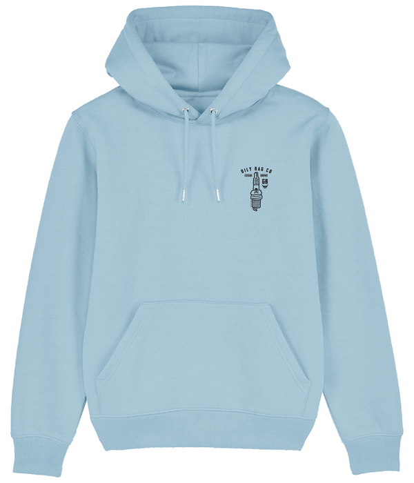 GB Spark Plug Pullover Hoodie - Sky Blue